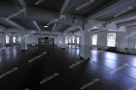 ehemaliger Speisesaal  im Gef?ngnis,   Alcatraz Island, Kalifornien, USA