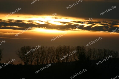 Sonnenuntergang in Potsdam