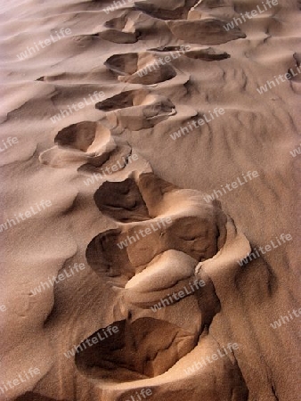 Schritte im Sand