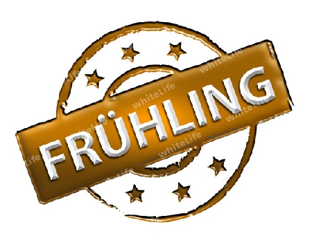 Sign and stamp for your presentation, for websites and many more named FRUEHLING