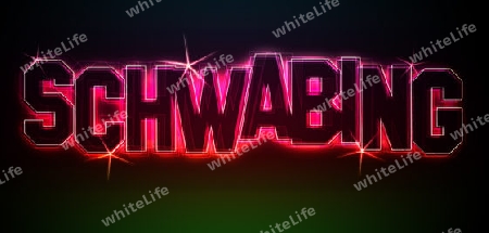 SCHWABING Illustration as LED Lights for your Presentation or website