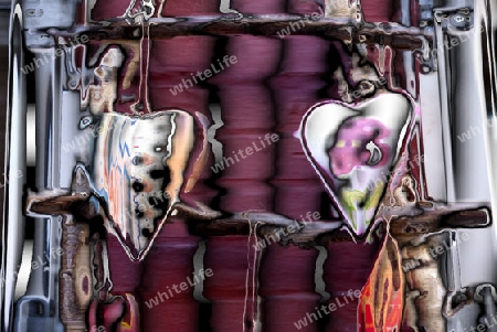 Colorful Ceramic Heart