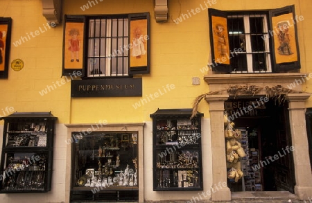 Ein Puppenmuseum  in der Altstadt von Palma de Mallorca der Hauptstadt der Insel Mallorca einer der Balearen Inseln im Mittelmeer.  