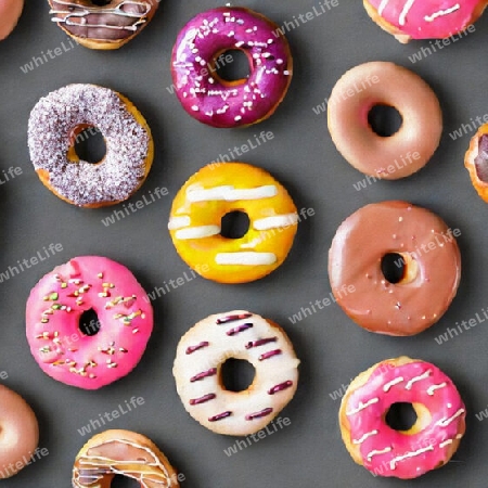 bunte Donuts