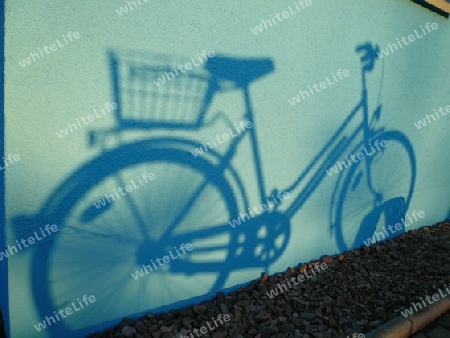 Schatten, Fahrrad