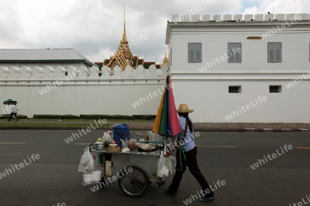 Eine Strassenkueche in Bangkok der Hauptstadt von Thailand in Suedostasien. 