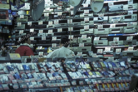 electronic shop in the City centre of Tokyo in Japan in Asia,



