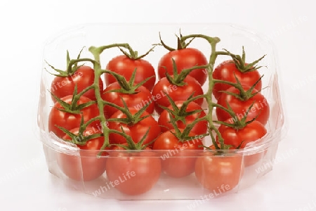 Frische rote Tomaten im Detail