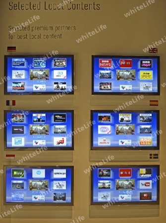 Smart TV, Verbindung von TV und Internet, Internationale Funkausstellung, IFA, 2012, Berlin, Deutschland, Europa