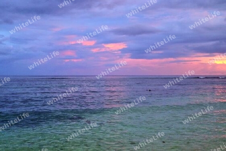 Sunny day beach view on the paradise islands Seychelles.