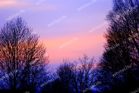 Sonnenuntergang  in G?glingen 