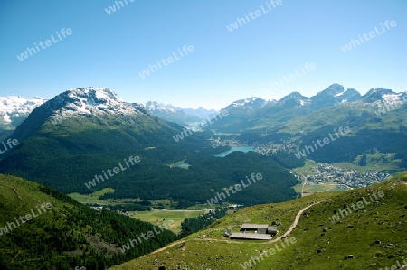 Blick nach St.Moritz