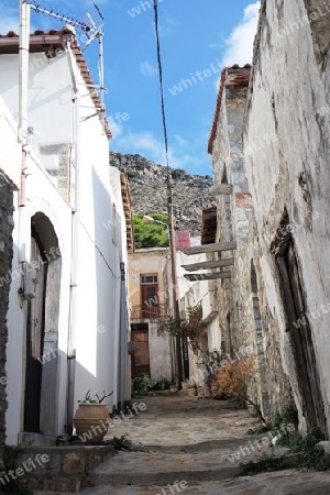 Dorfgasse auf Kreta