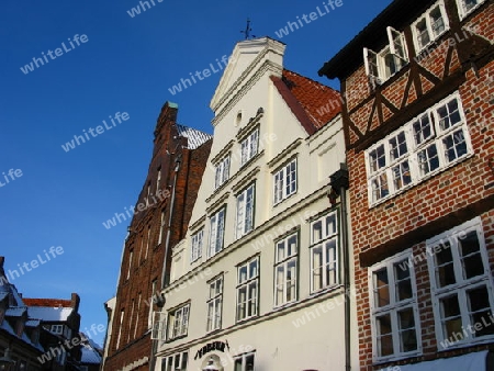 L?neburg,Wintertag in der Altstadt