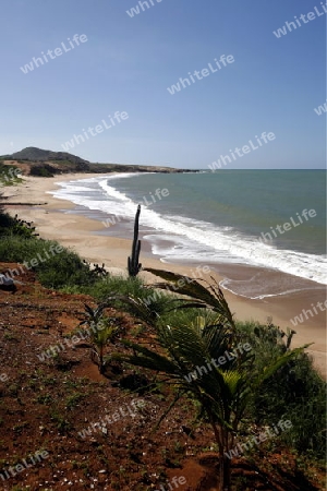 Suedamerika, Karibik, Venezuela, Isla Margarita, Halbinsel, Macanao, Der Strand Playa La Carmel auf der Halbinsel Macanao auf der Isla Margarita in der Karibik