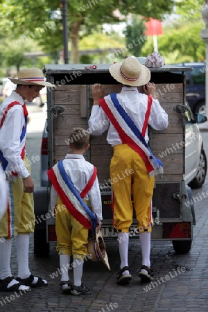 a traditional festival in the old town of Waldshut in the Blackforest in the south of Germany in Europe.