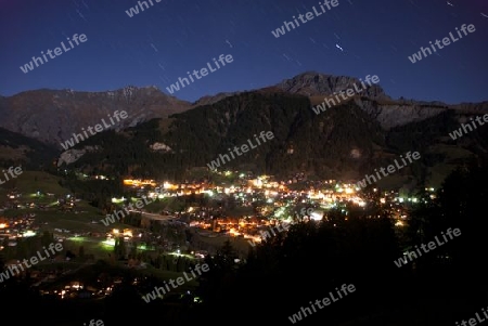 Adelboden bei Nacht