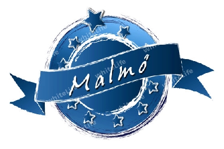 Malm? - Banner, Logo, Symbol im Royal Grunge Style fuer Praesentationen, Flyer, Prospekte, Internet,...