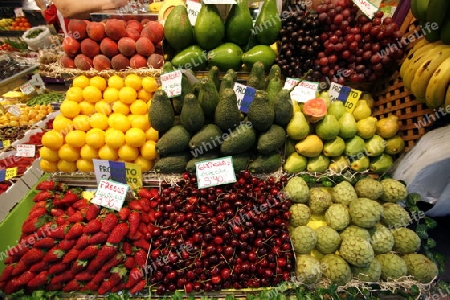 the Market Hall in the city Las Palmas on the Canary Island of Spain in the Atlantic ocean.