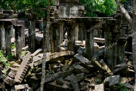 The Tempel Ruin of  Beng Mealea 32 Km north of in the Temple City of Angkor near the City of Siem Riep in the west of Cambodia.