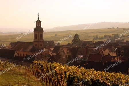  the Village of Turckheim in the province of Alsace in France in Europe