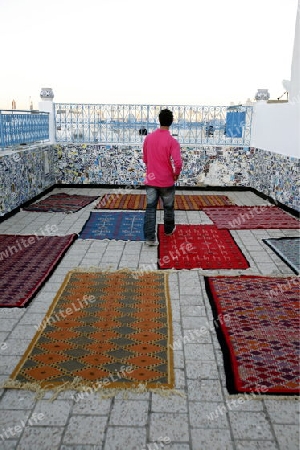 Afrika, Tunesien, Tunis, Altstadt, Medina, Souq, Teppich
