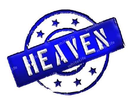 Sign, symbol, stamp or icon for your presentation, for websites and many more named HEAVEN