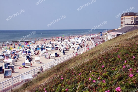 Hauptstrand von Westerland auf Sylt