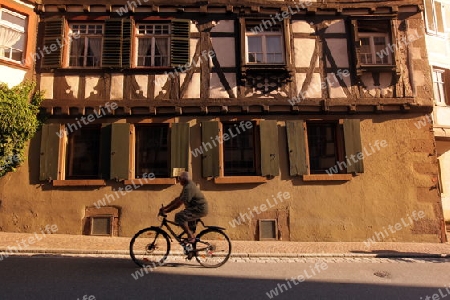 the old town of the villige Schiltach in the Blackforest in the south of Germany in Europe.