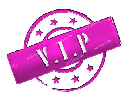 Sign, symbol, stamp or icon for your presentation, for websites and many more named VIP