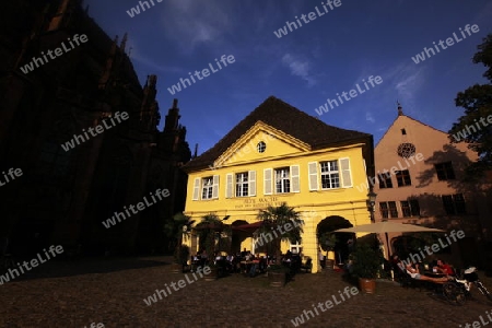  the old town of Freiburg im Breisgau in the Blackforest in the south of Germany in Europe.