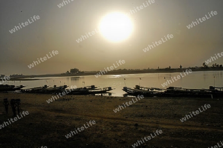 Sonnenuntergang in Mopti