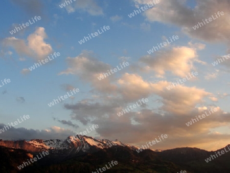 Wolken am Abend