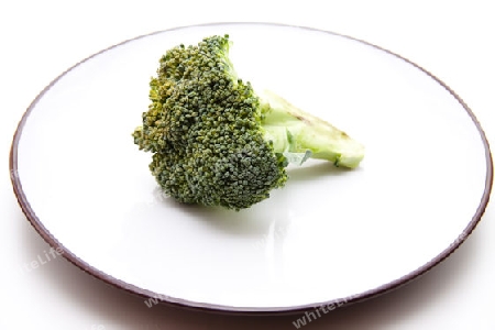 Broccoli auf Teller