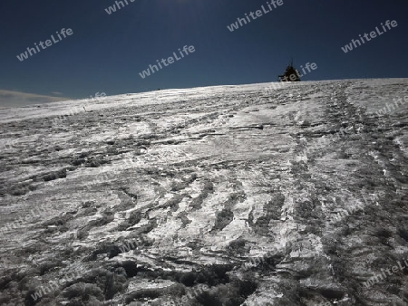 Schneefl?che in der Sonne