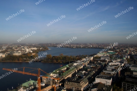 Hamburg aus Vogelperspektive