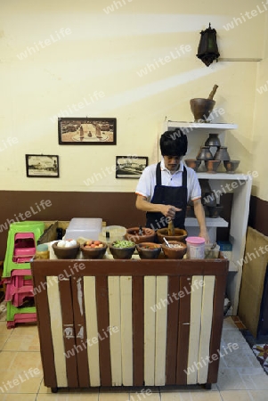 a thai food restaurant in Banglamphu in the city of Bangkok in Thailand in Suedostasien.