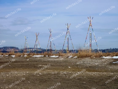 Klangspiele im abgelassenen Forggensee