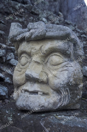 The Ruins of Copan in Honduras in Central America,