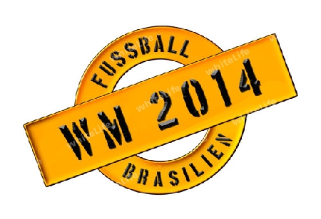 Illustration of the World Cup 2014 in Brazil as Banner for your presentation, website, inviting...