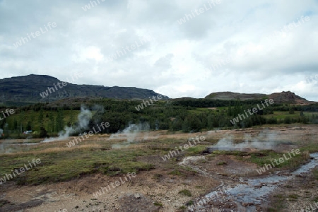 Der S?den Islands, Landschaft im Geysir-Gebiet, Hakadalur, im "Goldenen Zirkel"