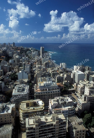 the old town of the city of Beirut in Lebanon in the middle east. 