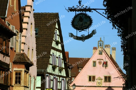  the Village of Turckheim in the province of Alsace in France in Europe