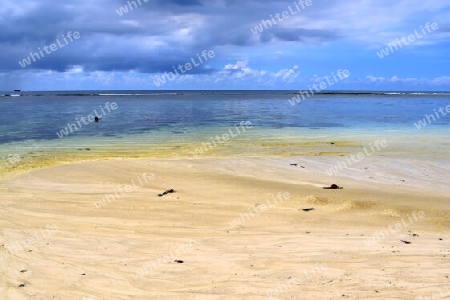 Sunny day beach view on the paradise islands Seychelles.