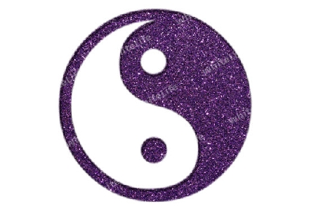 Symbol Yin Yang freigestellt