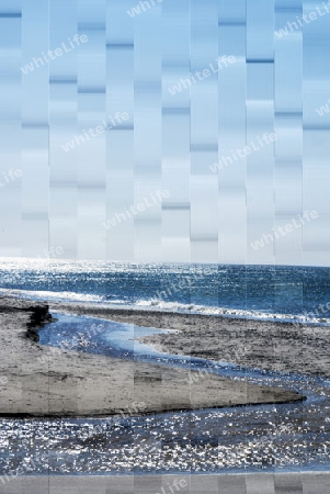 Creek flowing into the Sea