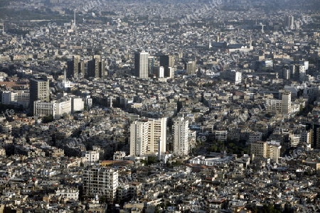 Asien, Naher Osten, Syrien, Damaskus,   Sicht ueber die Grossstadt von Damaskus der Hauptstadt von Syrien. 