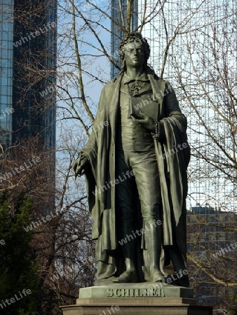 Schiller-Denkmal in Frankfurt