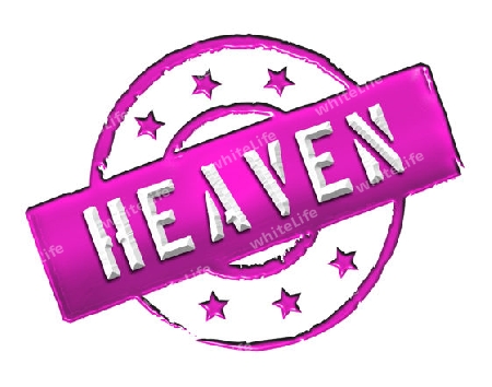 Sign, symbol, stamp or icon for your presentation, for websites and many more named HEAVEN