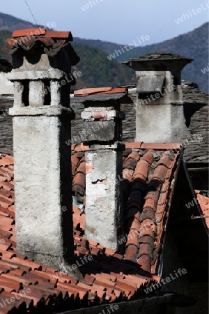 the Fishingvillage of Orta on the Lake Orta in the Lombardia  in north Italy. 